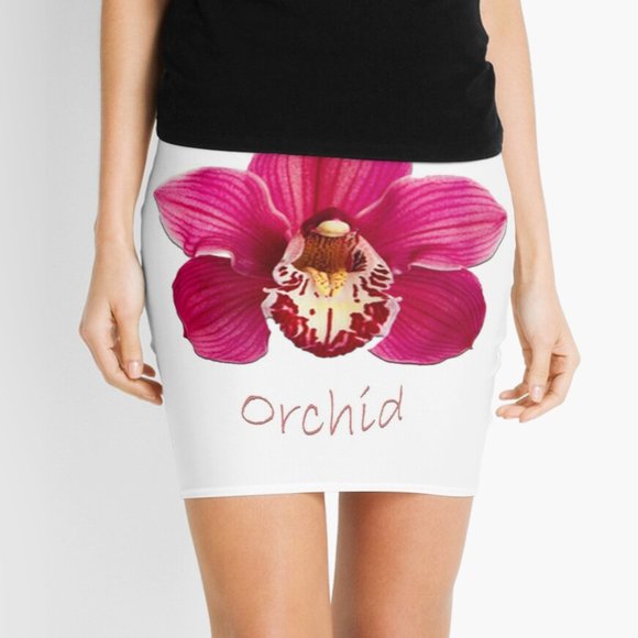 I'm An Orchid Mini Skirt - Picture 1 of 1
